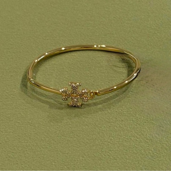 Tory Burch bracelet gold Tory Burch logo with diamond - Picture 2 of 3